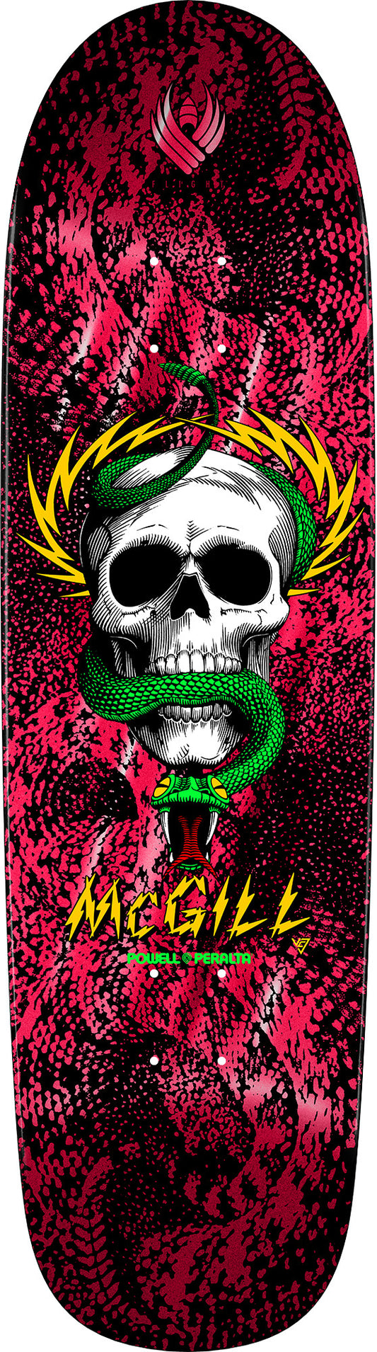 Powell Peralta Mike McGill Skull & Snake FLIGHT® Skateboard Deck Red Foil 8.97 K21