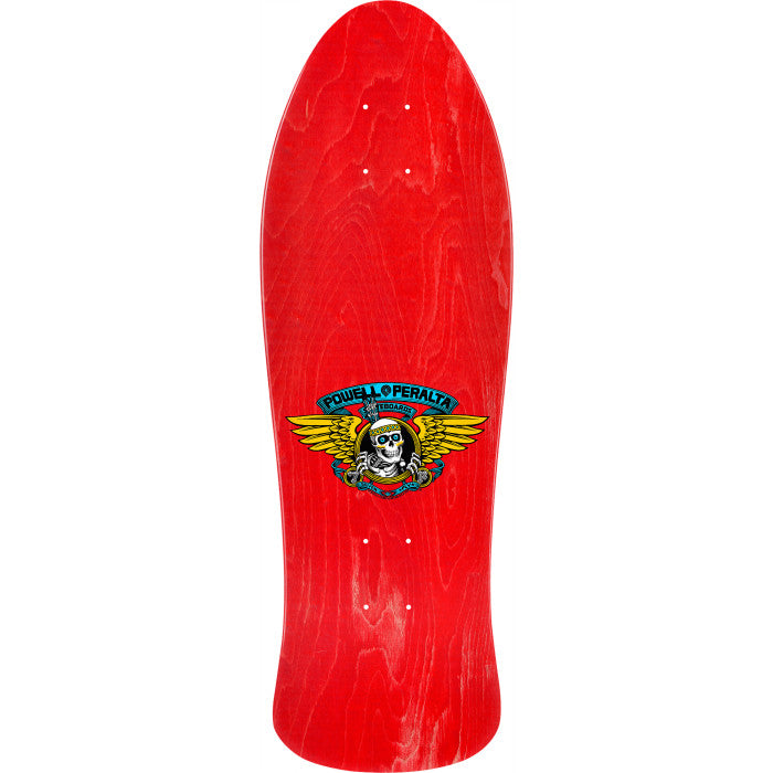 Powell Peralta Steve Saiz Totem Reissue Skateboard Deck Red Veneer - 10 x 30.81