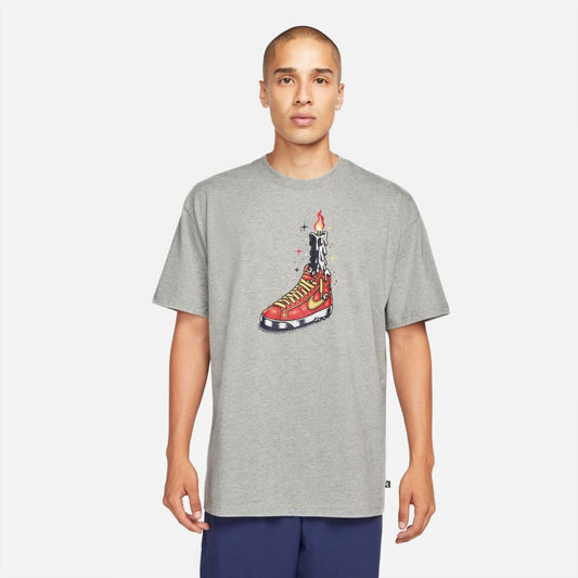 Nike SB Light Up T-Shirt (Heather Grey)
