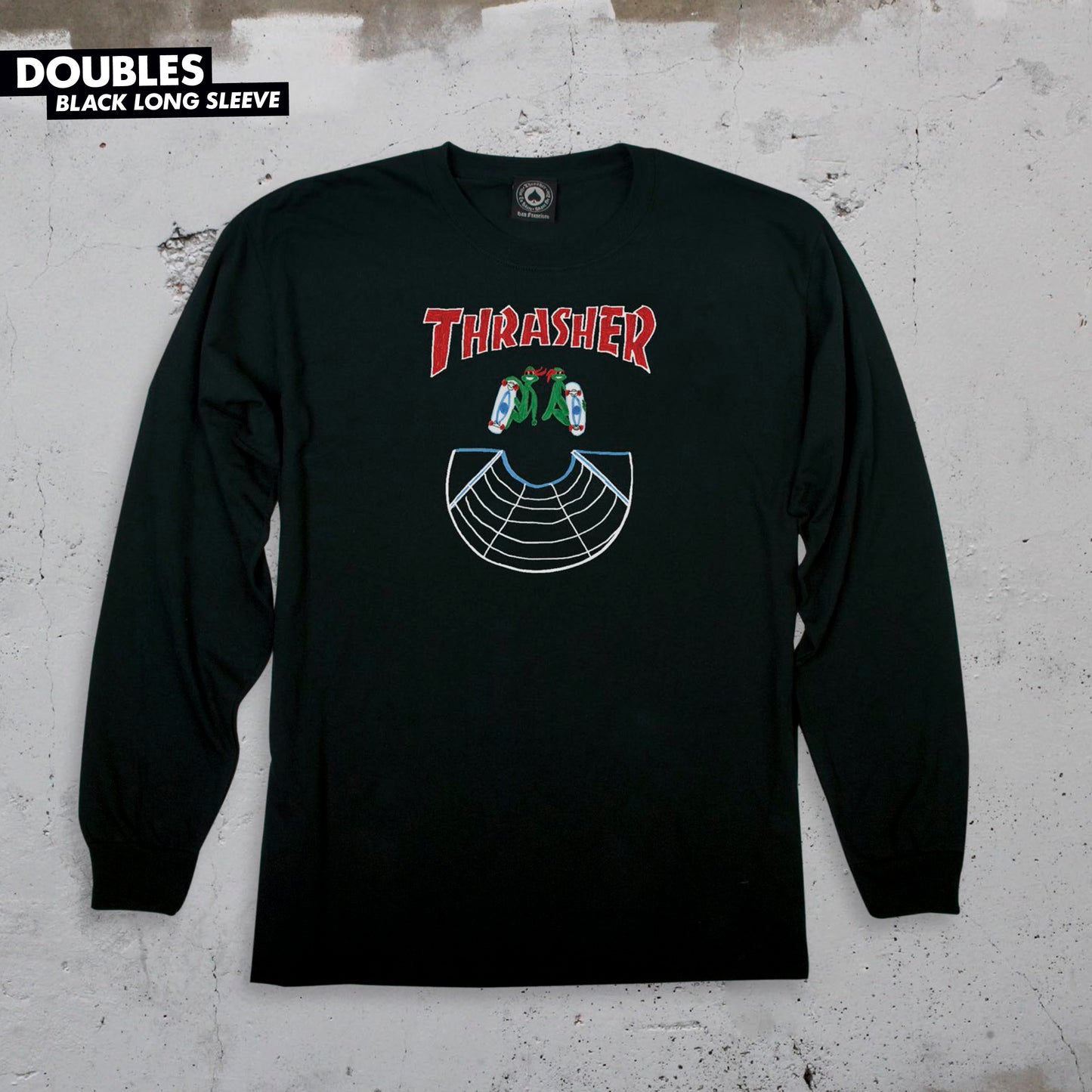 Thrasher Doubles Long Sleeve Shirt ONLY SMALL & MEDIUM LEFT