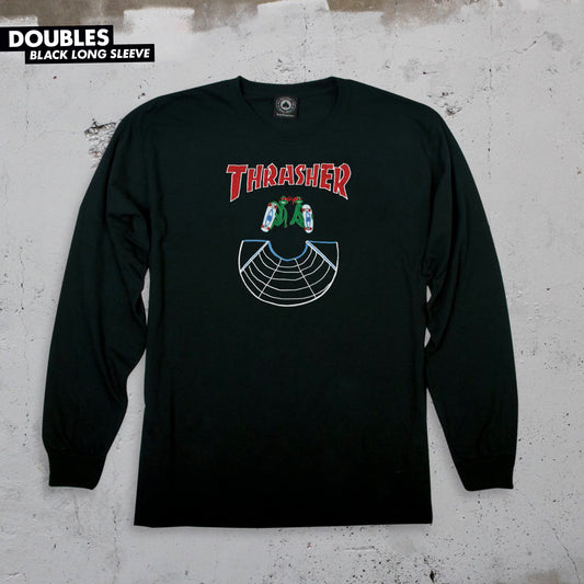Thrasher Doubles Long Sleeve Shirt ONLY SMALL & MEDIUM LEFT