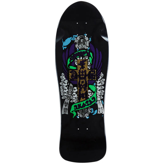 DOGTOWN ERIC DRESSEN HANDS GLOSS BLACK/BLUE PEARL REISSUE Old School Skateboard DECK 10.05 X 30.65