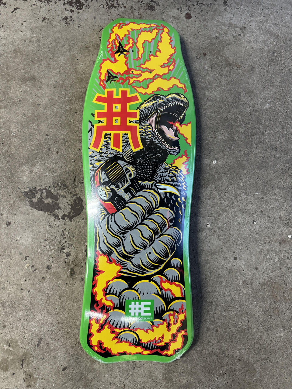 Everybody Skates T- Rex (Standard sized) Skateboard Deck