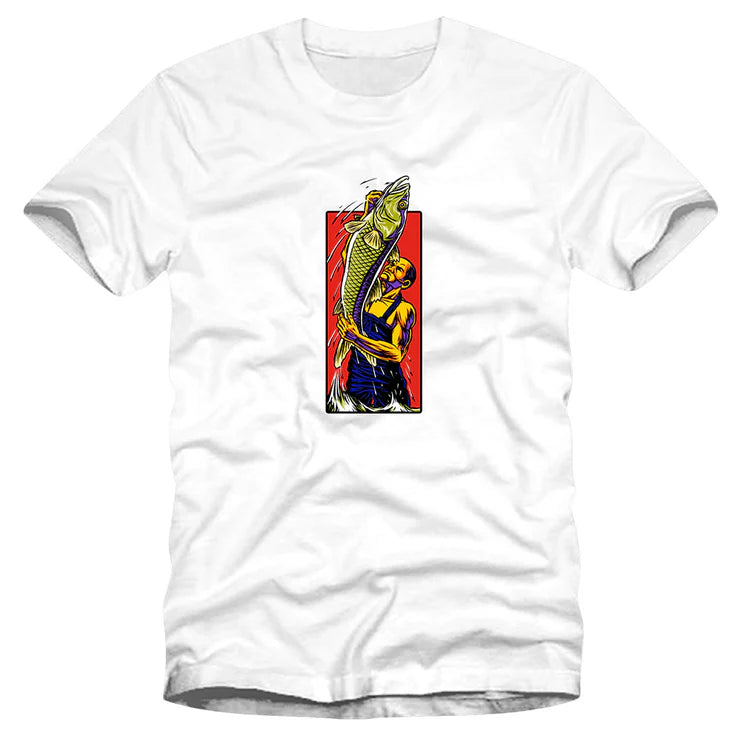 StrangeLove Skateboards Fish / White / T-Shirt