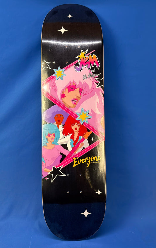 The Truly outrageous Jem and the Holograms team deck from Everyone Skateboard Co.