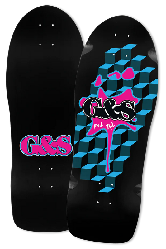 G&S - FOIL TAIL - 1984 REISSUE SKATEBOARD DECK