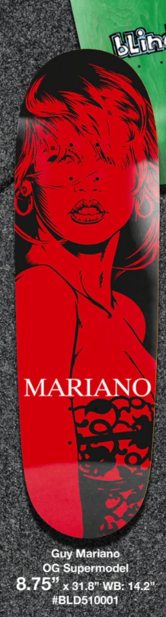 **Pre Order** Guy Mariano Supermodel OG Shaped Old School Skateboard Deck 8.75"