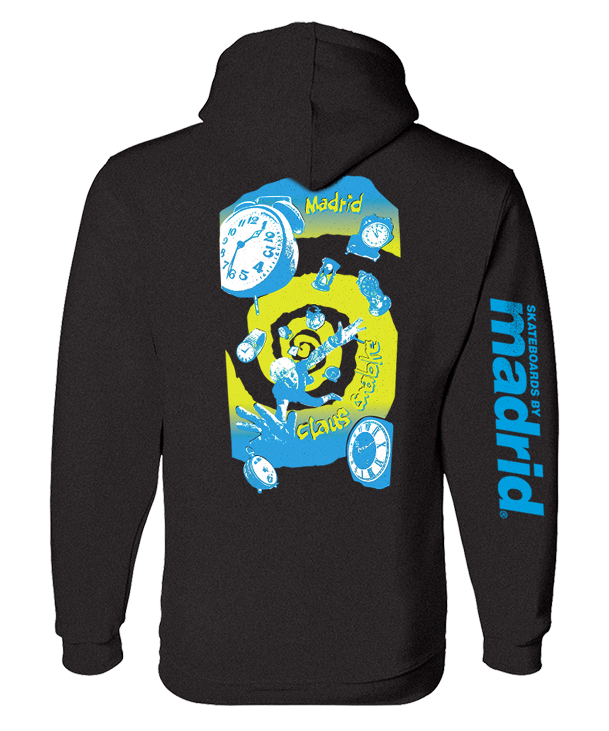 Madrid Skateboards Claus Grabke Hooded Sweatshirt (Glow Print)