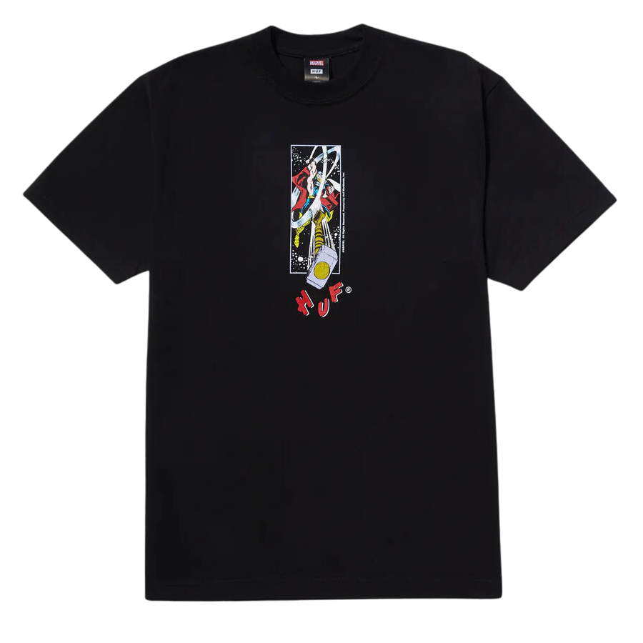 HUF X Avengers Hammer Time T-Shirt (Black)