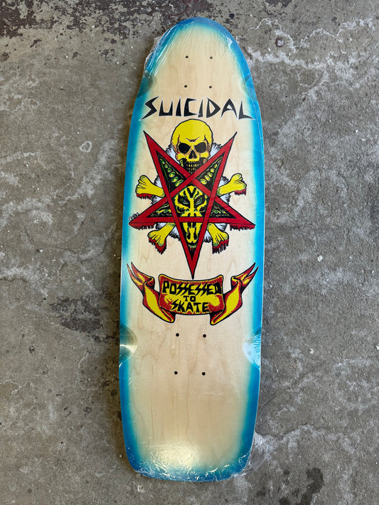 Dogtown Suicidal Skates Possessed to skate reissue Skateboard Deck *Blem* 9”