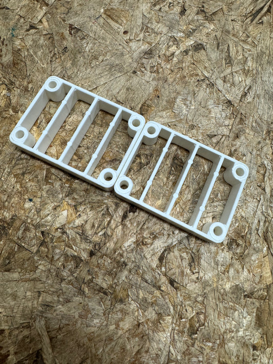 NOS Santa Cruz Cell Block II Riser Pads old school vintage Skateboard risers set of 2