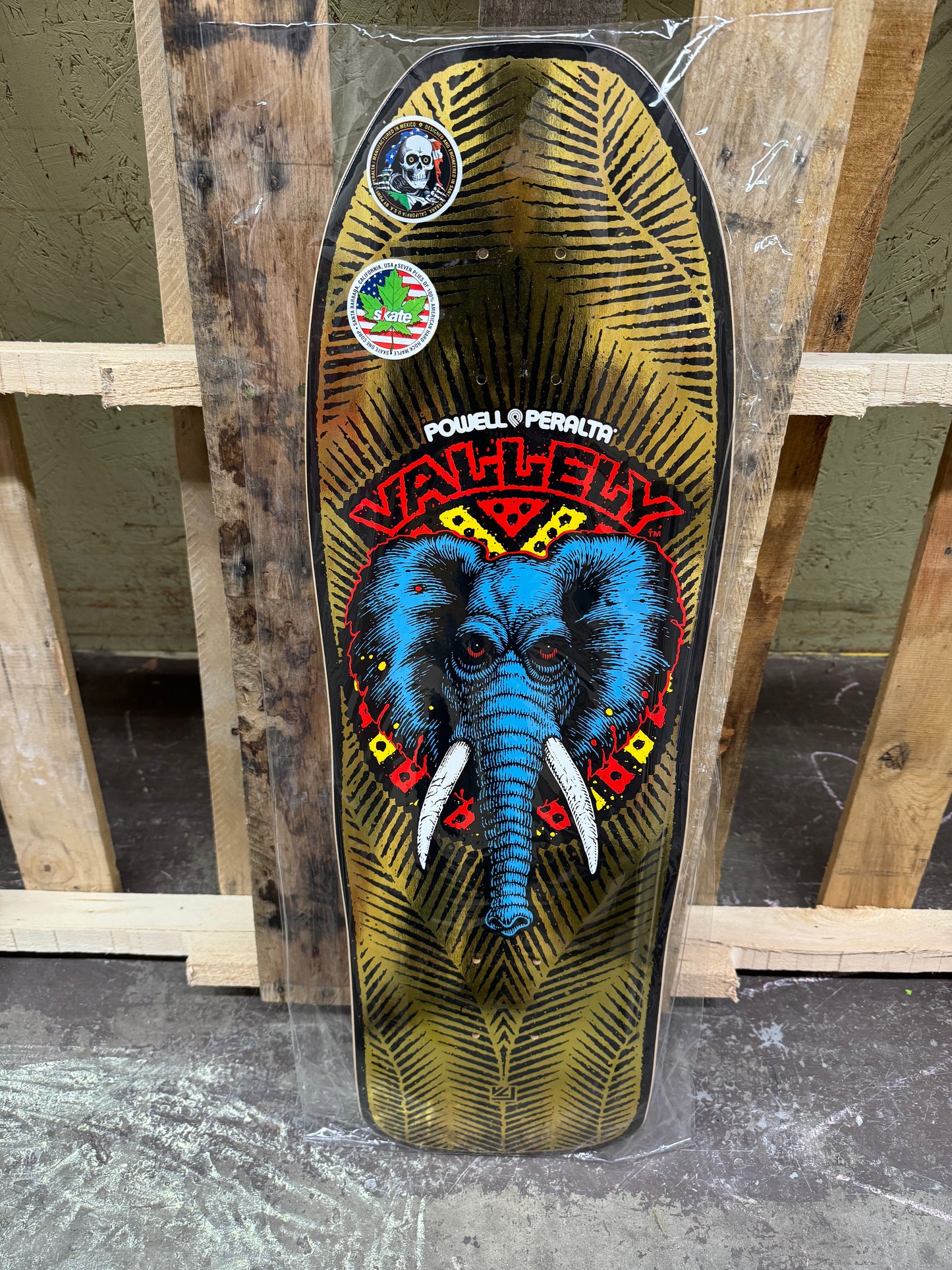 **Blem** Powell Peralta Mike Vallely gold foil old school reissue skateboard deck
