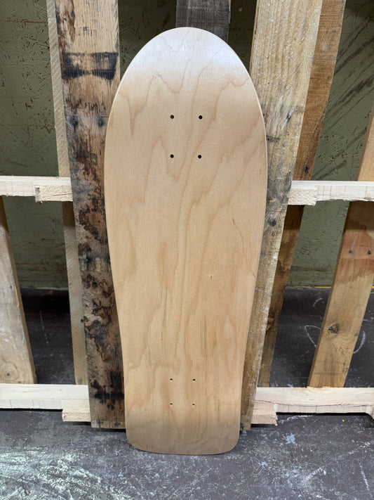 Old School blank natural 10.25”x 31.5” skateboard deck 1 available