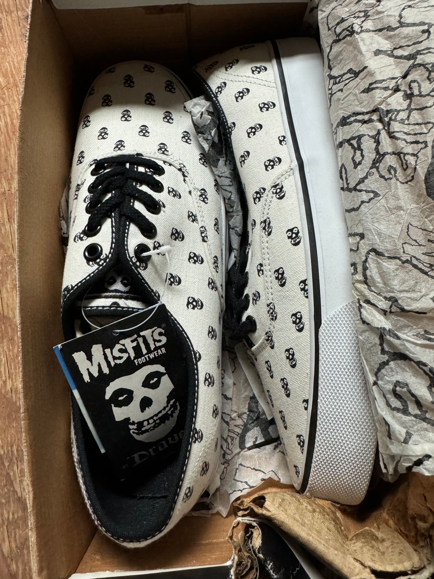 **Warehouse Find** Draven Misfits Skateboard Shoes Size 9!