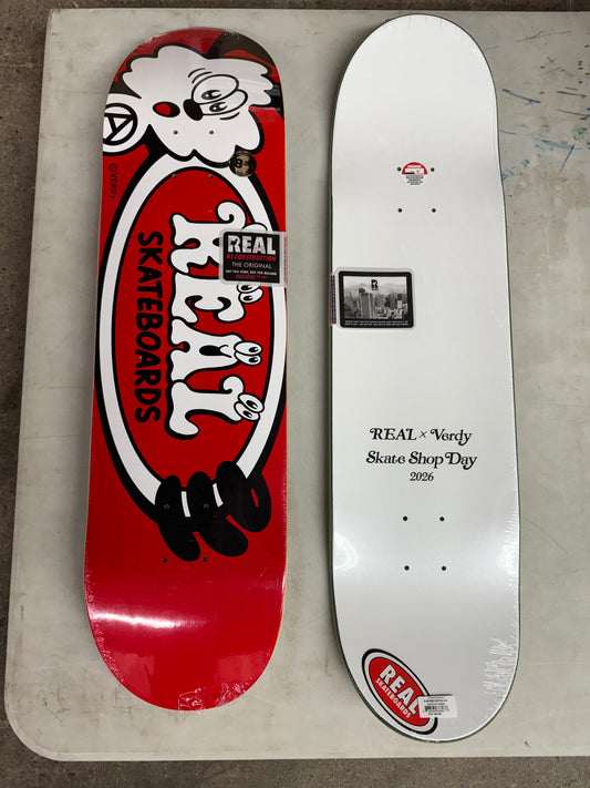 REAL Skate Shop Day 2026 VERDY OVAL  8.38 Skateboard Deck