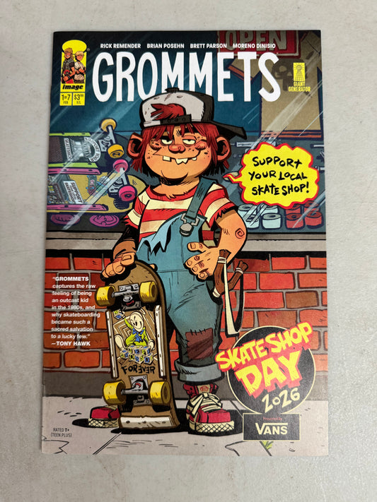 Skate Shop Day 2026 Limited Edition Comic Book Artwork by Brett Parson