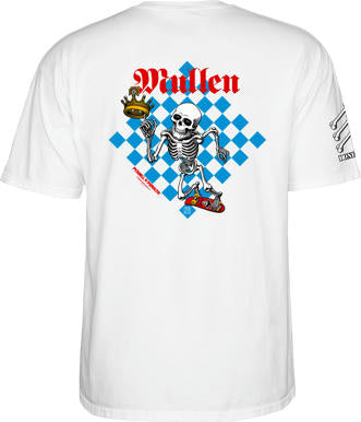 **Pre Order** Powell Peralta Bones Brigade Rodney Mullen T-Shirt Old School (White)