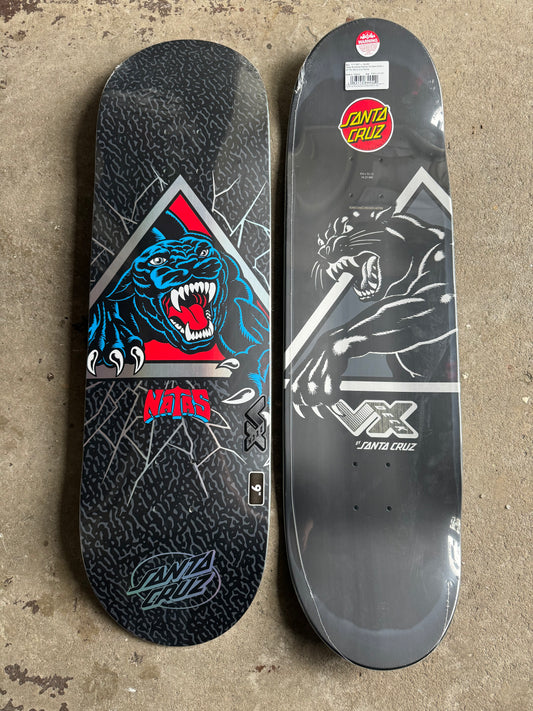 9.0in Natas Kaupas Shattered Panther Santa Cruz VX Skateboard Deck