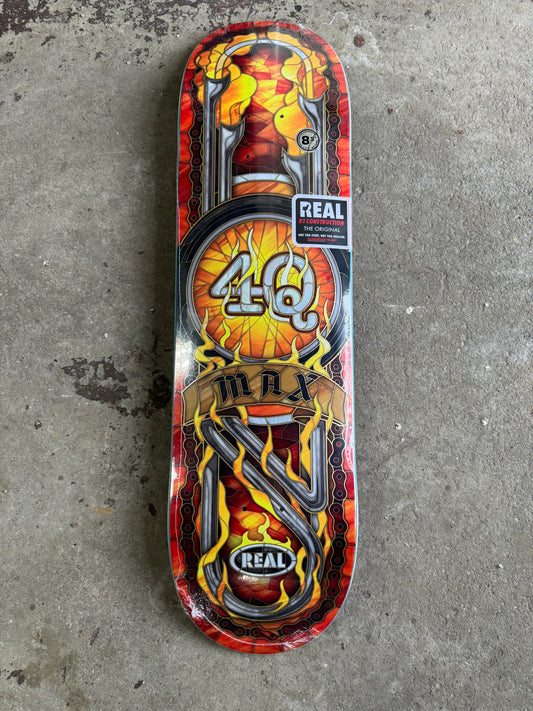 Real Max Schaaf 4Q Cathedral Skateboard Deck 8.5”