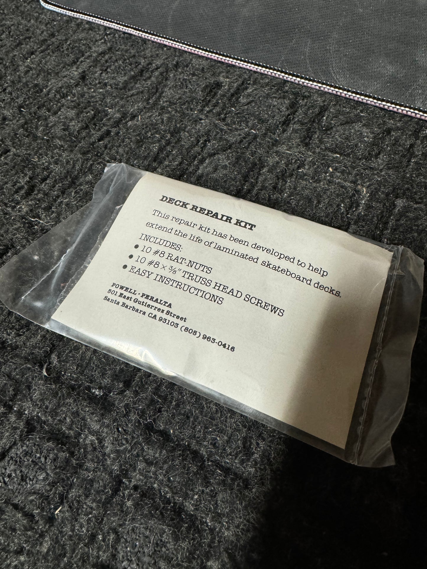 **Warehouse Find** NOS Powell Peralta Rat Nuts Deck Repair Kit Old School Vintage Skateboard Bolts