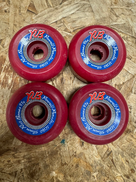 NOS Old School Vintage Powell Peralta Rat Bones II Wheels 2 different hardnesses!! Only one set