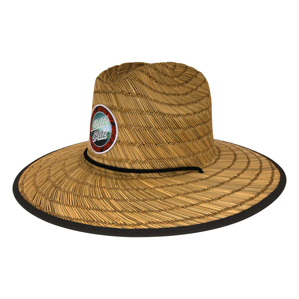 Ringed Homebreak Santa Cruz Straw Sun Hat