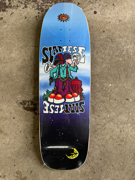 **Warehouse Find** New Deal Siamese Slick Reissue Skateboard Deck Old School last one!