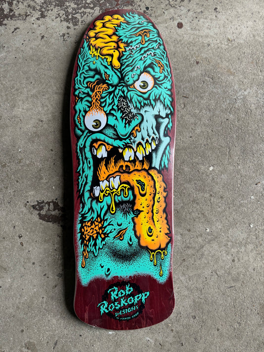 Santa Cruz Roskopp Face Two Reissue 9.9" Skateboard Old School Deck