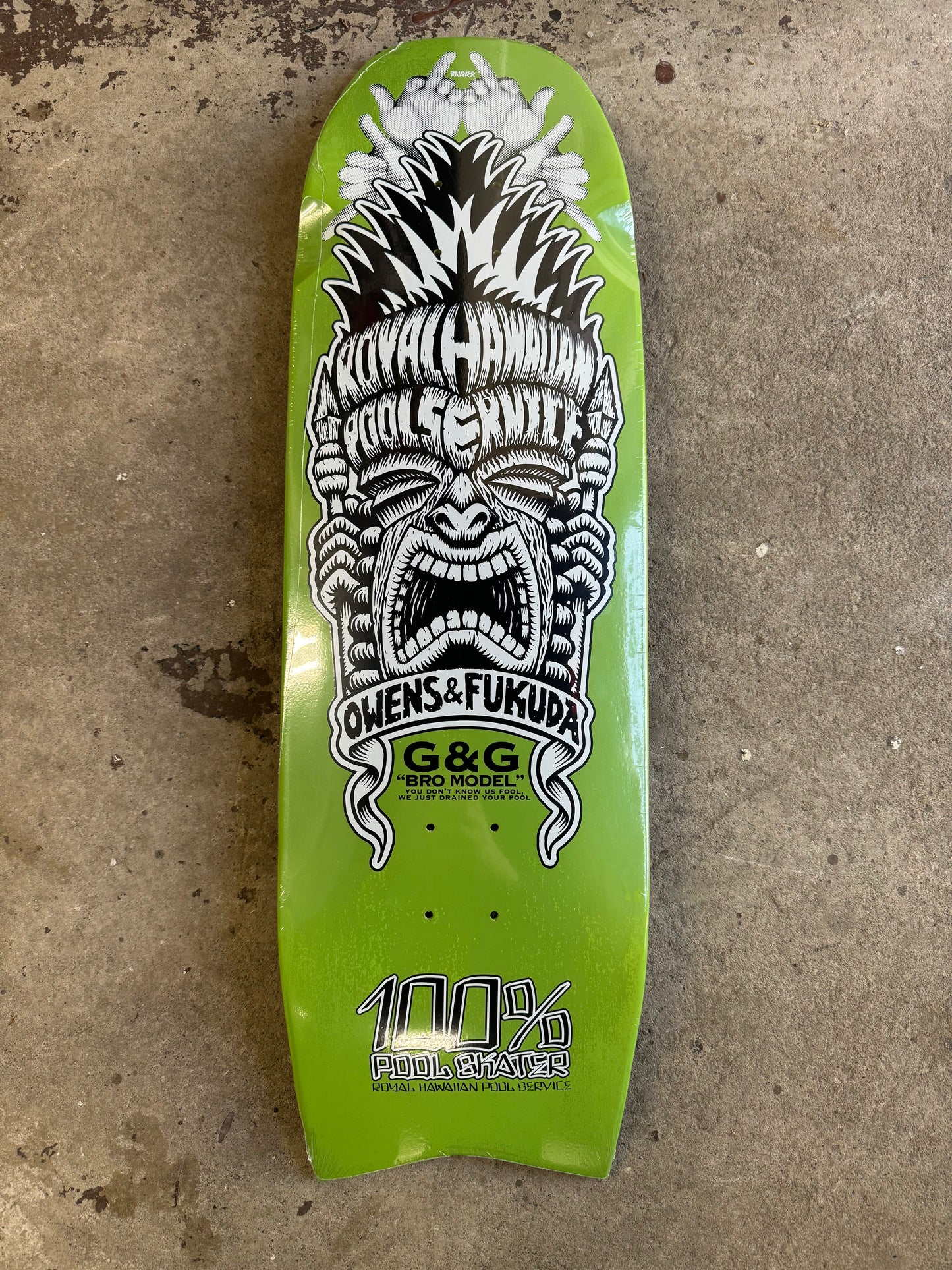 Royal Hawaiian Pool Supply BRO MODEL Old School Reissue Skateboard Deck