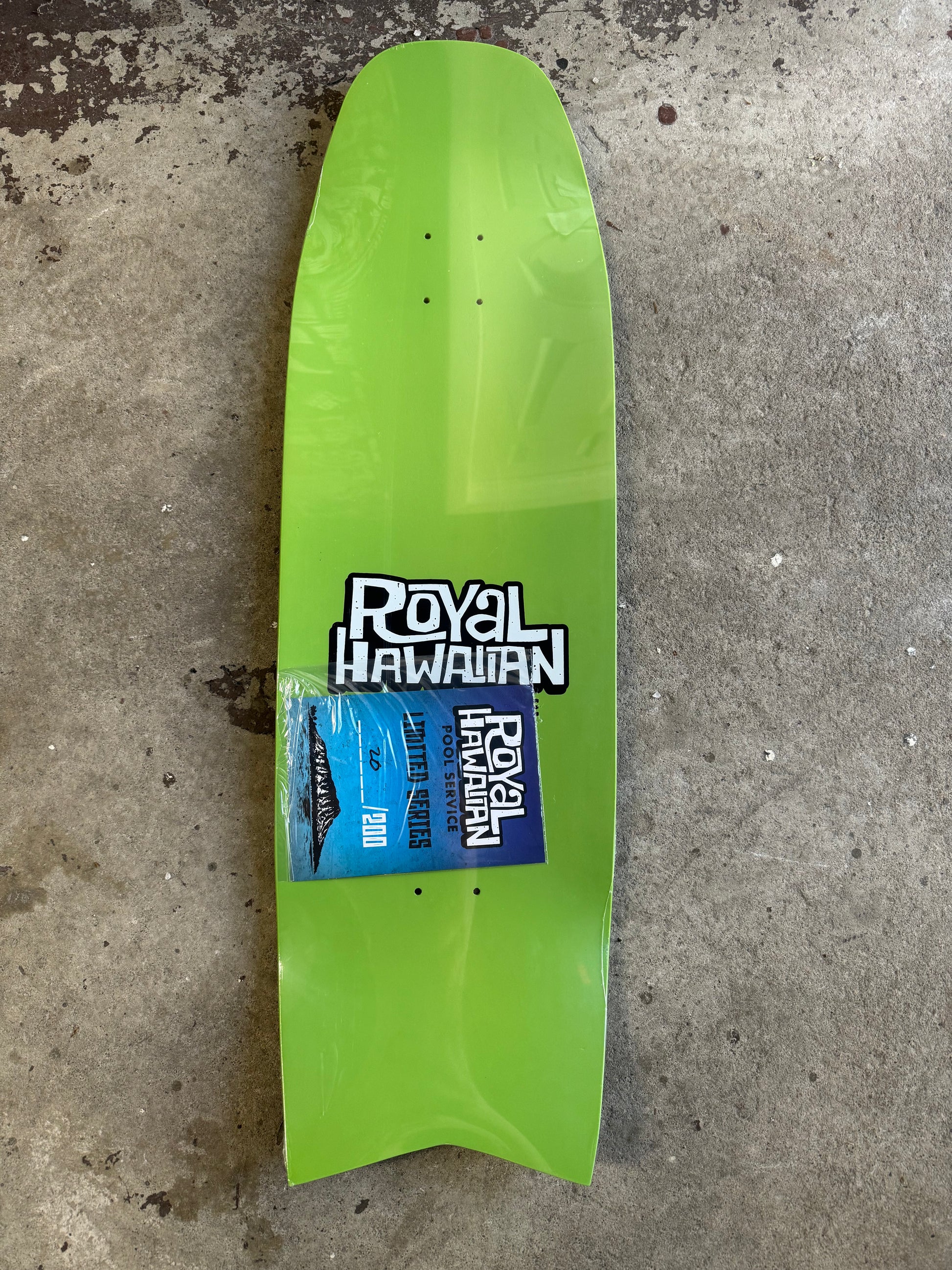 Royal Hawaiian Pool Supply BRO MODEL Old School Reissue Skateboard