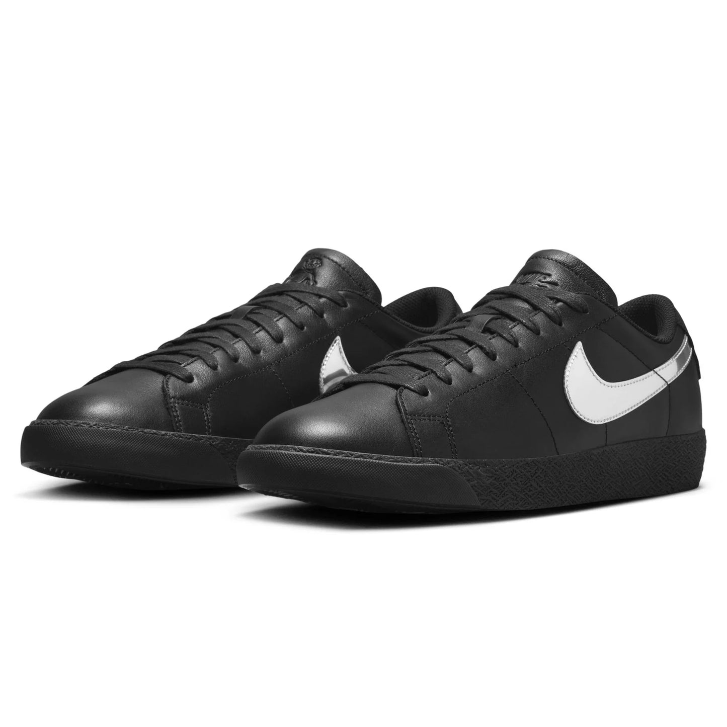 Nike Blazers Low Top Nike SB X Dancer Blazer Low Black/Black/Silver Orchard Skateshop skateboard shoes sneakers
