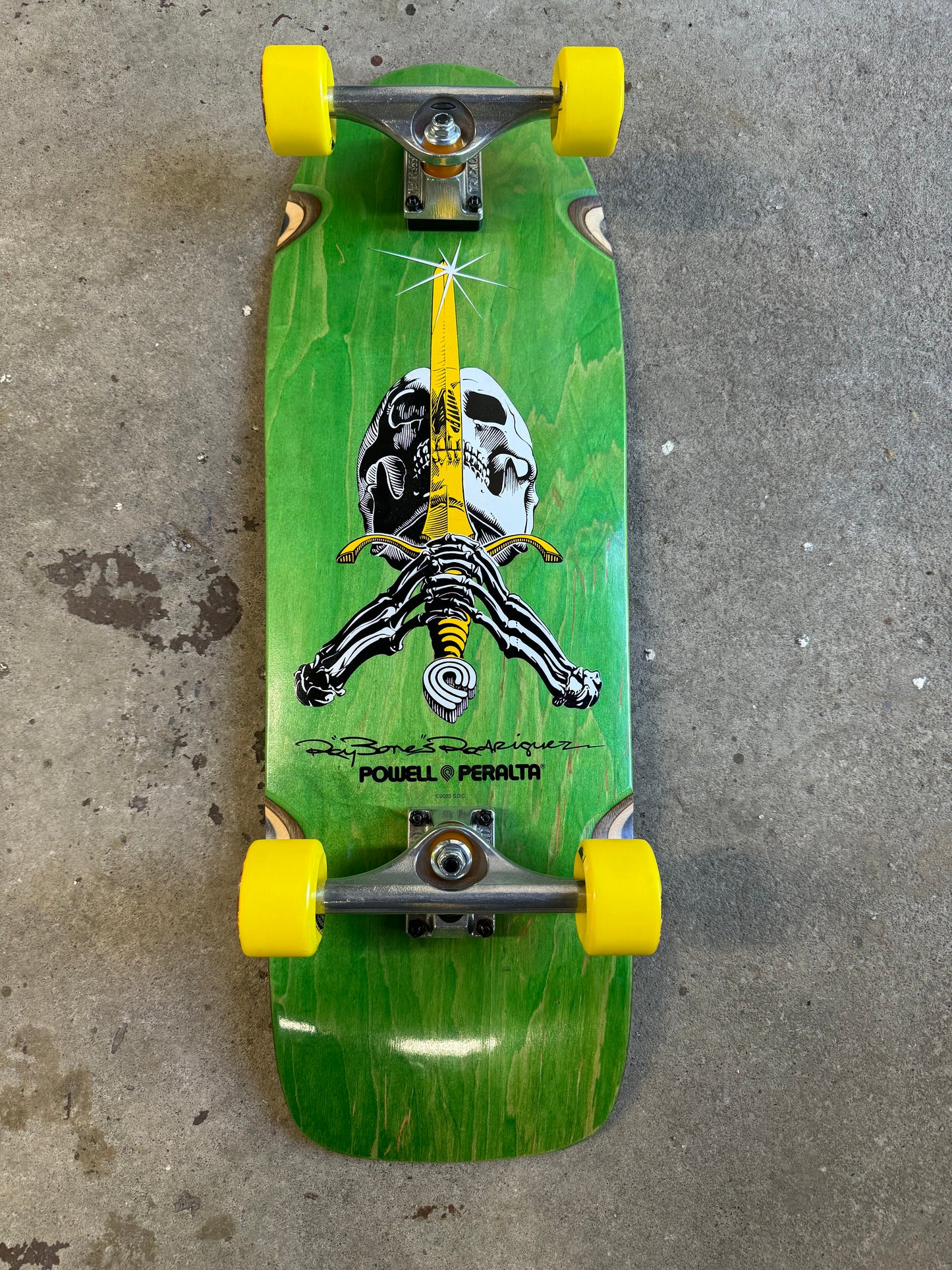 **Warehouse Find** Powell Peralta Sword & Skull Complete Old School Skateboard