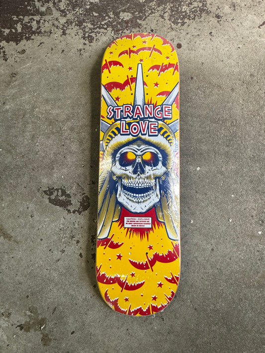 Strange Love - Firecracker Yellow SINGED Deck (8.5")