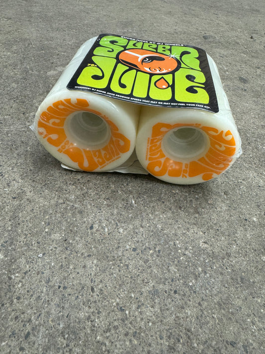 60mm Super Juice White 78a OJ Skateboard Wheels