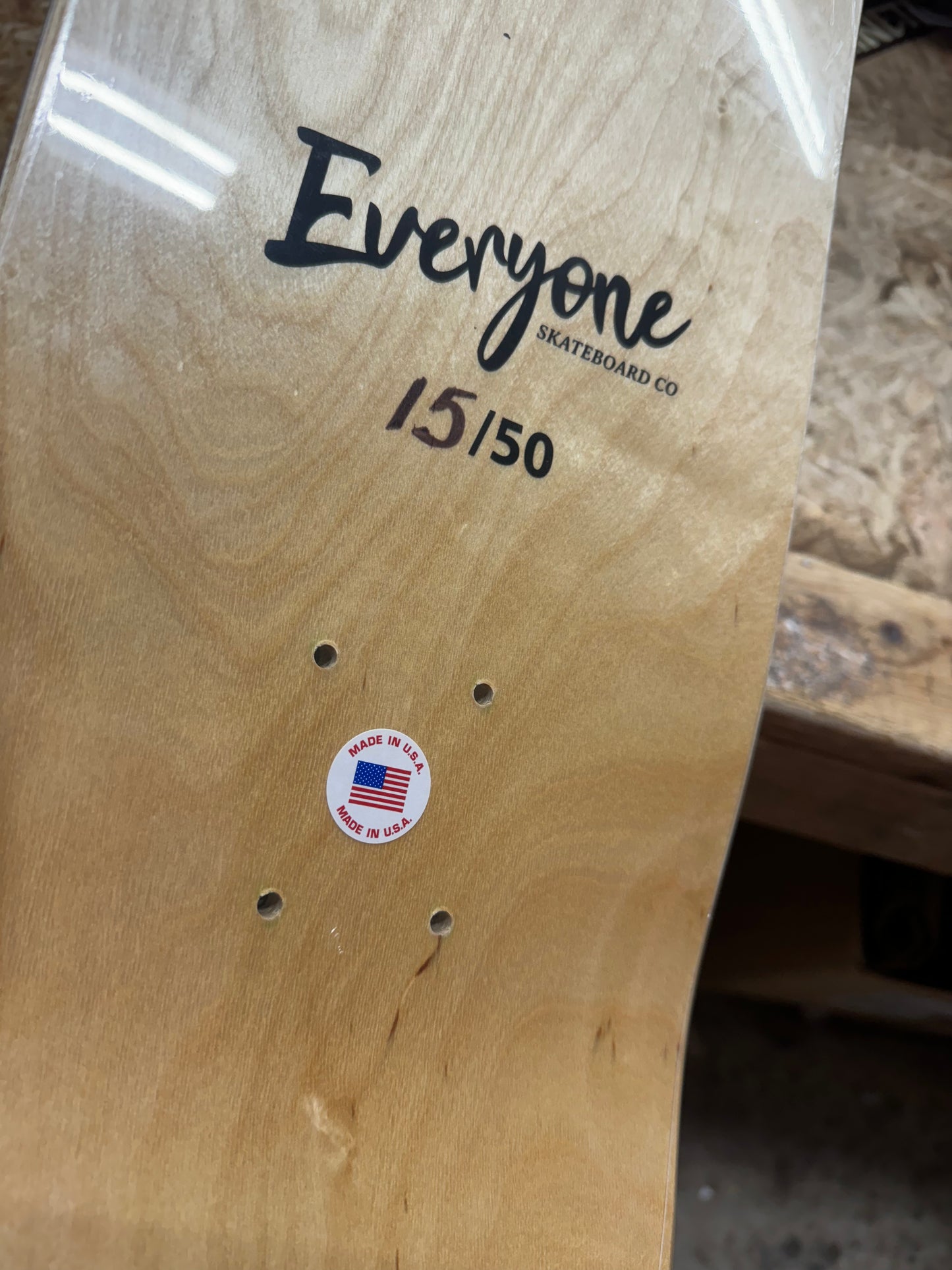 **Warehouse Find** Everyone Skateboard Co. Al Garcia Carrie Deck 1 left!