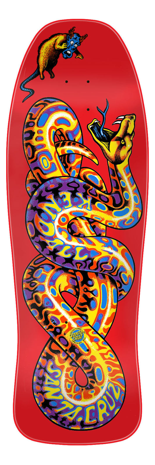 *Pre-Order* Santa Cruz Jeff Kendall Snake Red 9.975" Skateboard Deck