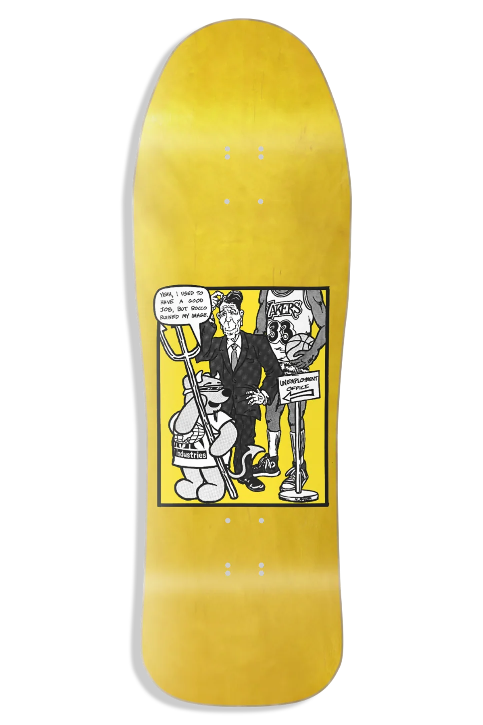 World Industries Heritage LTD Edition Steve Rocco III Screenprinted Old School Skateboard Deck - 9.75