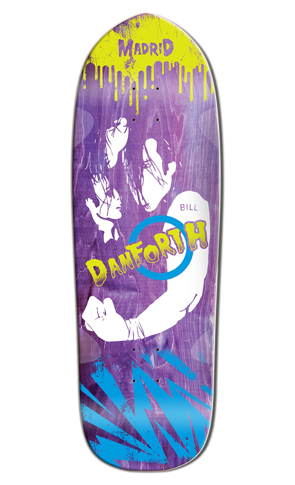 Madrid Retro Bill Danforth LTD. Deck 10.5" X 32.5" (Purple Stain)