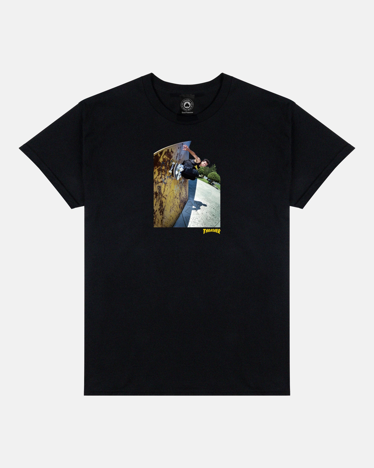 Thrasher Magazine Mic-E Wallride T-Shirt (Black)