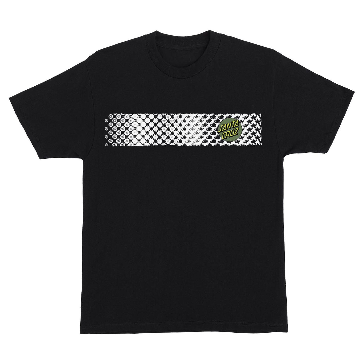 Meyer Freestyle Duo Dot S/S Heavyweight T-Shirt Black Mens Santa Cruz
