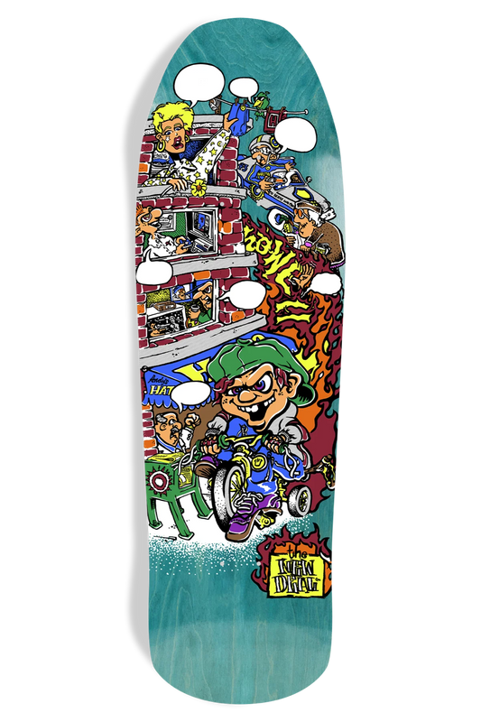 New Deal Andy Howell Tricycle Kid Skateboard Deck - 9.63"