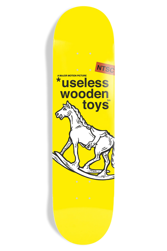New Deal Useless Wooden Toys NTSC Popsicle Skateboard Deck - 8.5"