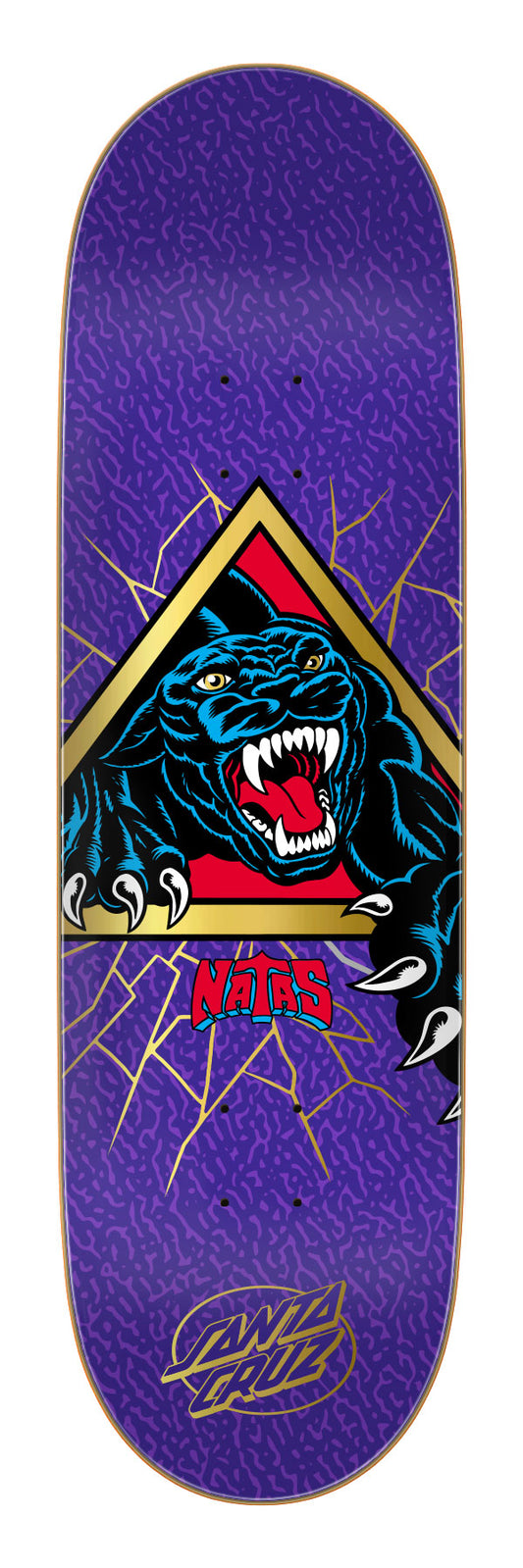 Natas Shattered Panther VX Deck 9.00in x 32.15in Santa Cruz Skateboard Deck