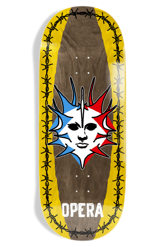 Opera Fatties Torn Spike Skateboard Deck 12" x 32.4"