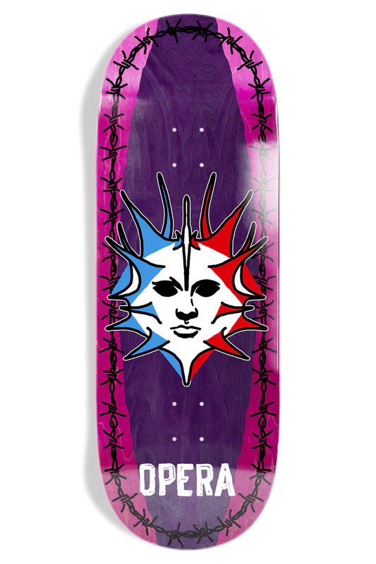 Opera Fatties Torn Spike Skateboard Deck 11" x 32"