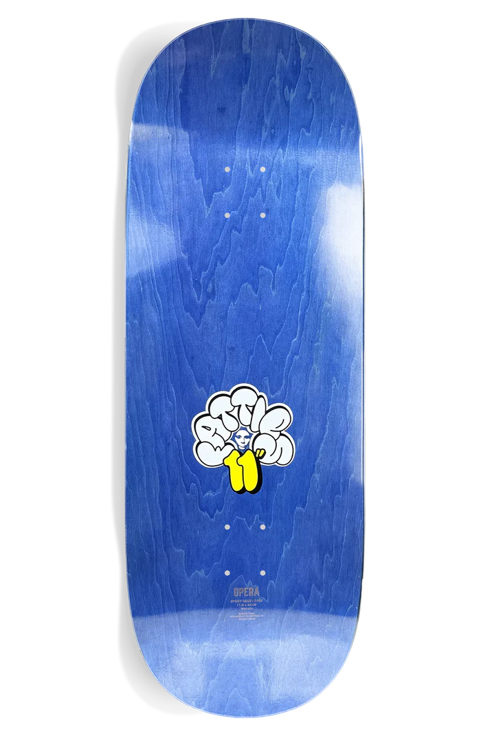 Opera Fatties Torn Spike Skateboard Deck 11" x 32"