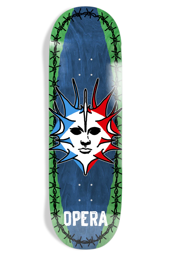 Opera Fatties Torn Spike Skateboard Deck 10 x 31.85