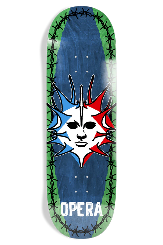 Opera Fatties Torn Spike Skateboard Deck 10 x 31.85