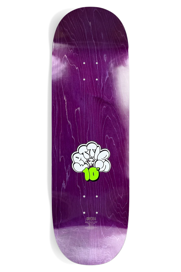 Opera Fatties Torn Spike Skateboard Deck 10 x 31.85