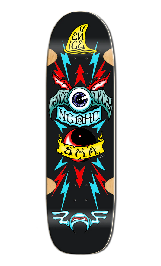 Old School SMA Wes Humpston PAT NGOHO Series Skateboard Deck (Black Formica)